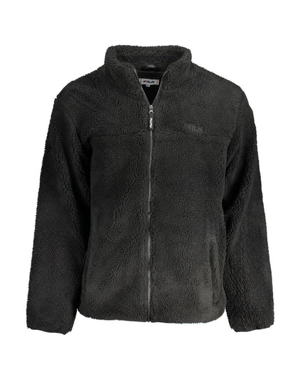 Fila Black Polyester Men Jacket