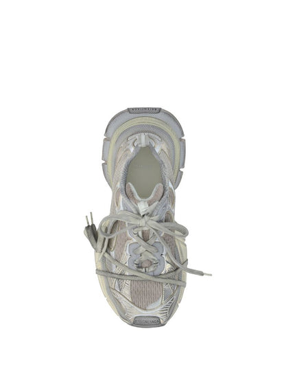 Balenciaga Gray Polyester Athletic Sneakers