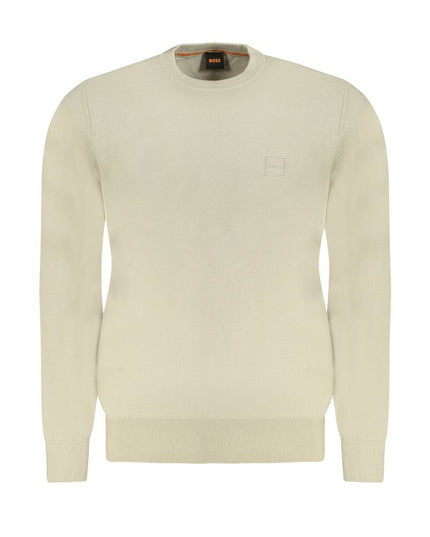 Hugo Boss Beige Cotton Sweater