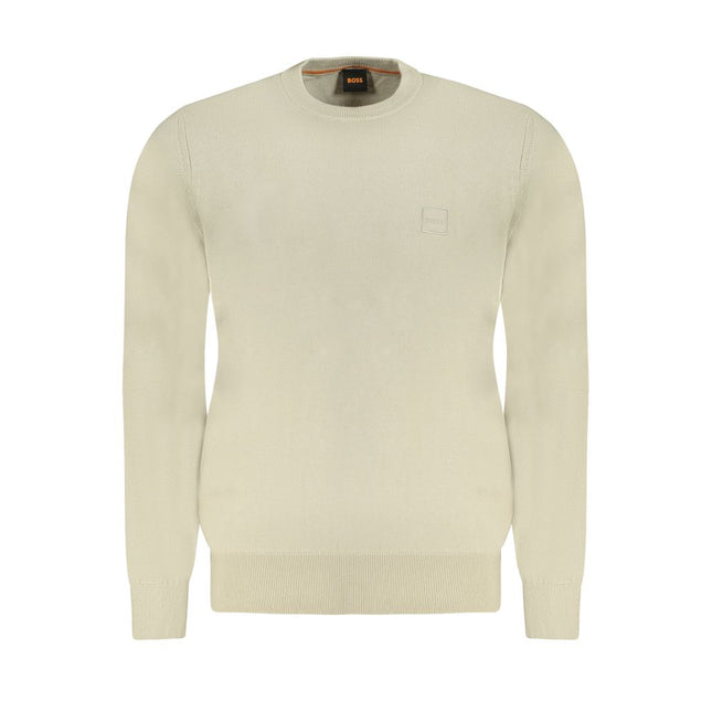 Hugo Boss Beige Cotton Sweater