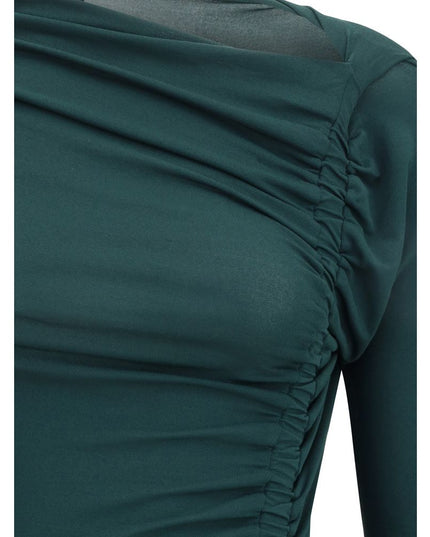 Ferragamo Green Viscose Casual Dress