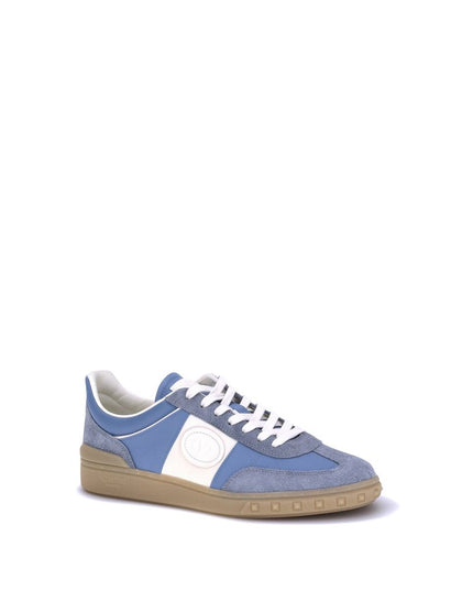 Valentino Garavani Light Blue Rubber Low Top Sneakers