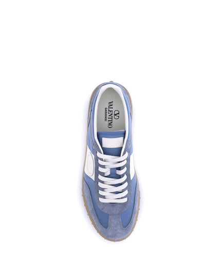 Valentino Garavani Light Blue Rubber Low Top Sneakers