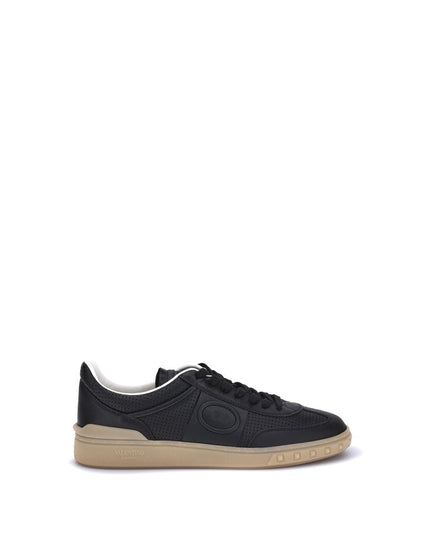 Valentino Garavani Black Rubber Low Top Sneakers