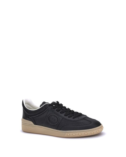Valentino Garavani Black Rubber Low Top Sneakers