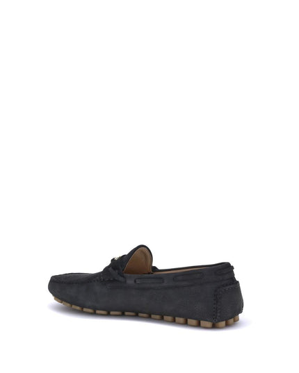 Valentino Garavani Black Rubber Slip-On Loafers