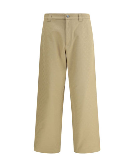 Gucci Beige Cotton Casual Pants