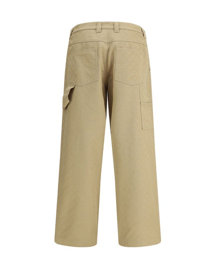 Gucci Beige Cotton Casual Pants