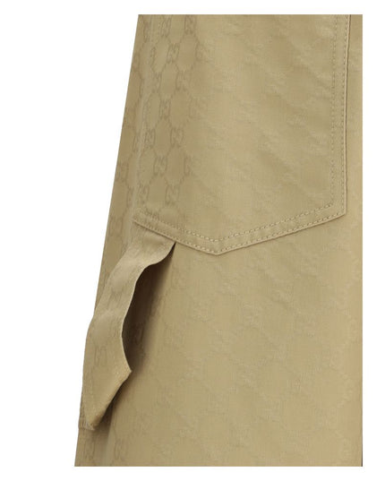 Gucci Beige Cotton Casual Pants