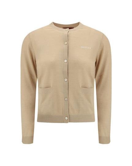 Gucci Beige Cashmere Cardigan