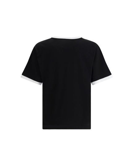 Dolce & Gabbana Black Cotton T-Shirt