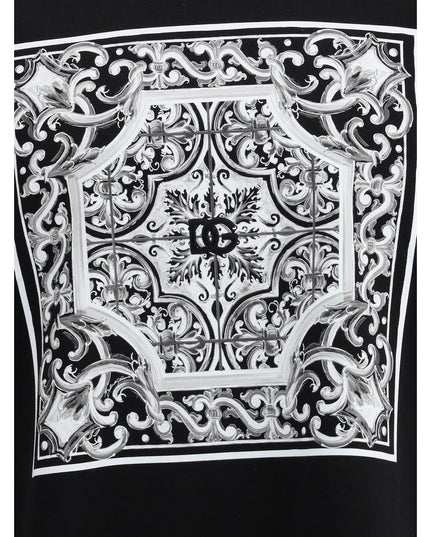 Dolce & Gabbana Black Cotton T-Shirt