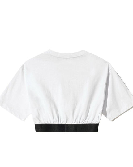 Comme Des Fuckdown White Cotton Women T-Shirt