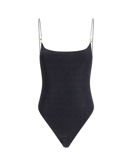 Oséree Black Polyamide One-Piece Swimsuit