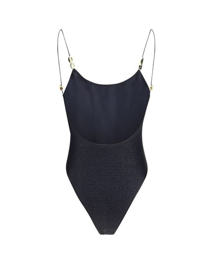 Oséree Black Polyamide One-Piece Swimsuit