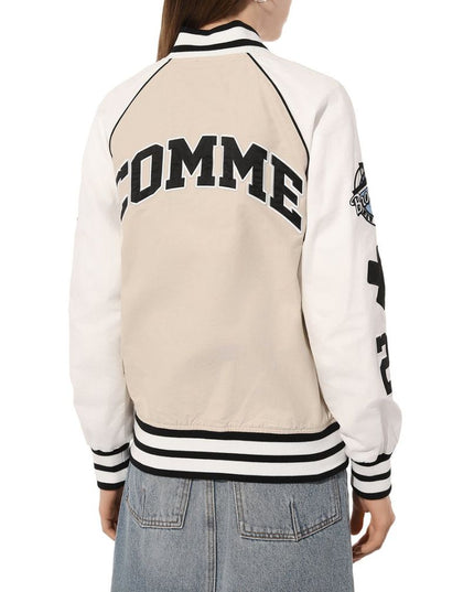 Comme Des Fuckdown Beige Cotton Jackets & Coat