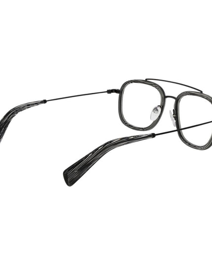 Yohji Yamamoto Gray Acetate Glasses (Frames)