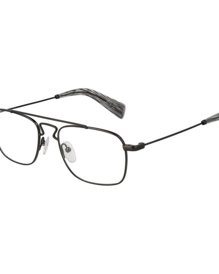 Yohji Yamamoto Gray Metal Glasses (Frames)
