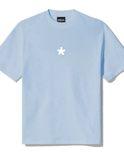 Comme Des Fuckdown Blue Cotton Women T-Shirt