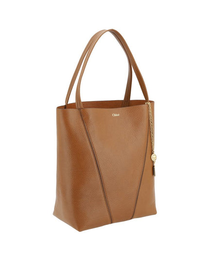 Chloé Brown Calf Leather Bos Taurus Shoulder Bag