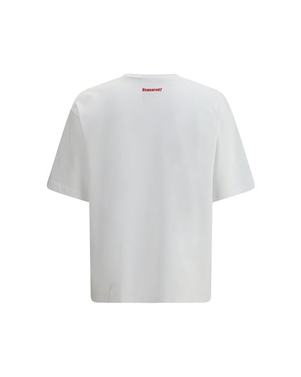 Dsquared² White Cotton T-Shirt