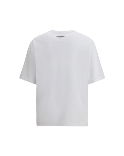 Dsquared² White Cotton T-Shirt