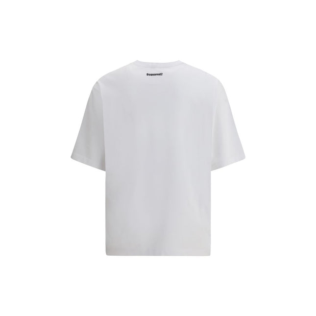 Dsquared² White Cotton T-Shirt