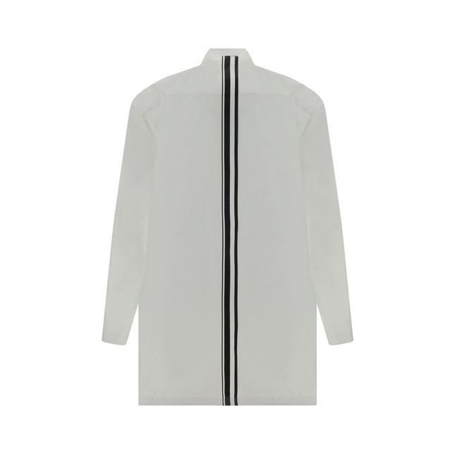 Mordecai White Cotton Pattern Shirt