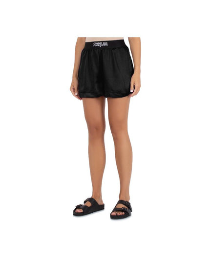Comme Des Fuckdown Black Polyester Short