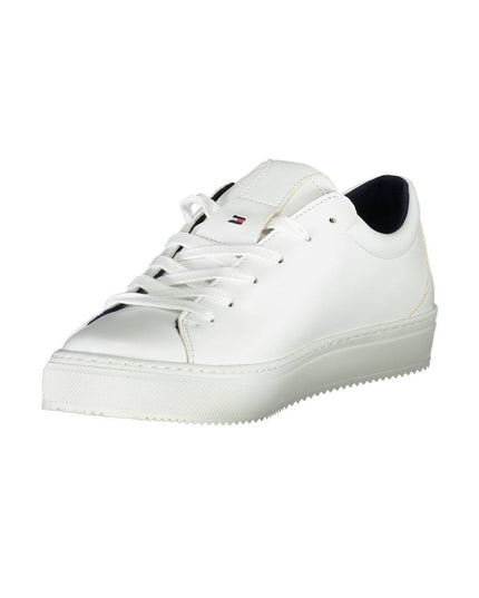 Tommy Hilfiger White Synthetic Sneaker