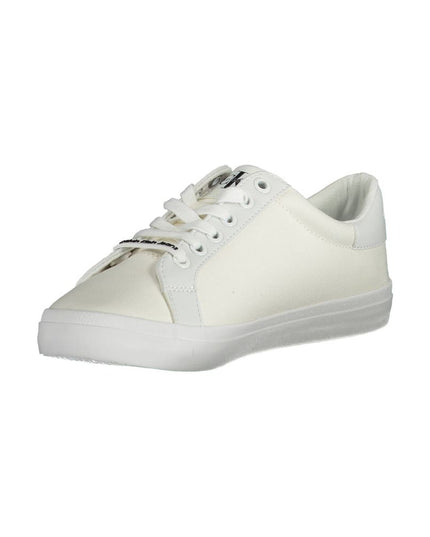 Calvin Klein White Cotton Sneaker