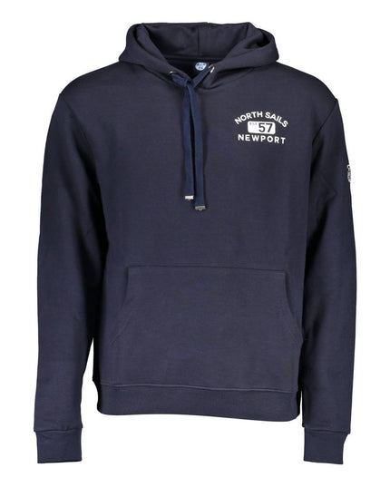 North Sails Blue Cotton Men Sweater