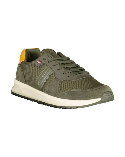 Tommy Hilfiger Green Polyester Sneaker