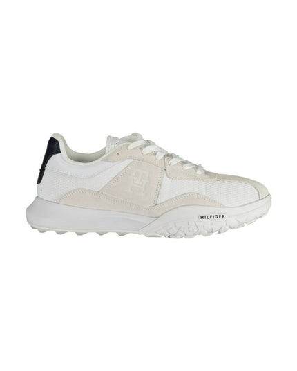 Tommy Hilfiger White Polyester Sneaker
