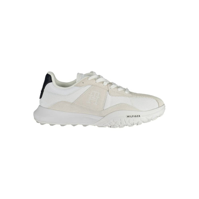 Tommy Hilfiger White Polyester Sneaker