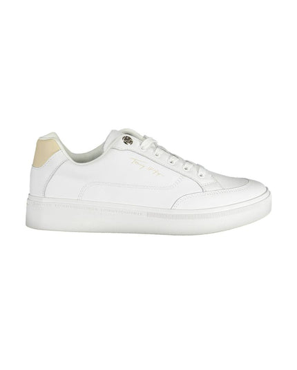 Tommy Hilfiger White Polyester Sneaker