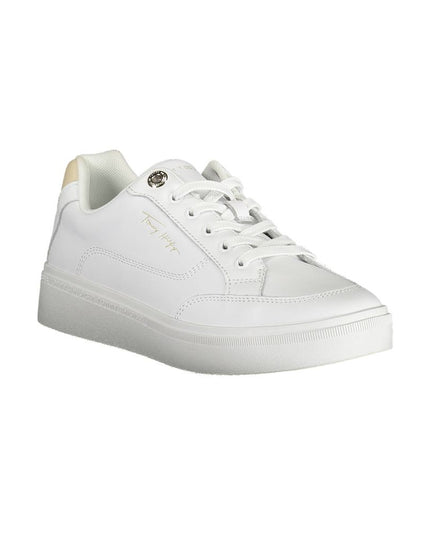 Tommy Hilfiger White Polyester Sneaker