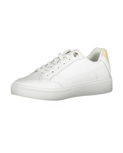 Tommy Hilfiger White Polyester Sneaker