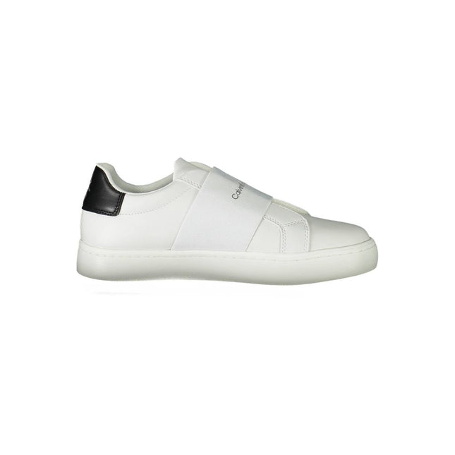 Calvin Klein White Polyester Sneaker