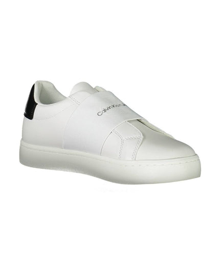 Calvin Klein White Polyester Sneaker