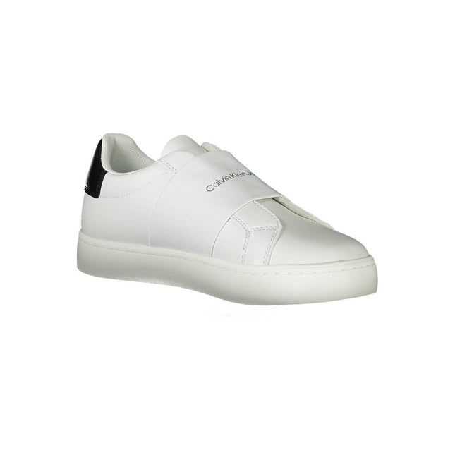 Calvin Klein White Polyester Sneaker