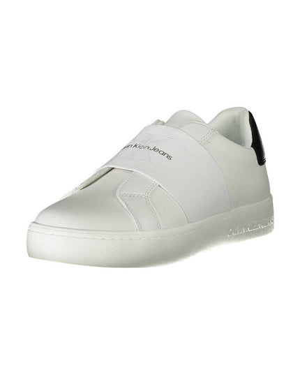 Calvin Klein White Polyester Sneaker