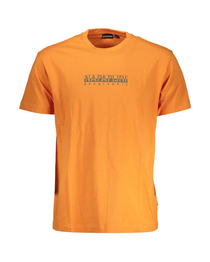 Napapijri Orange Cotton T-Shirt