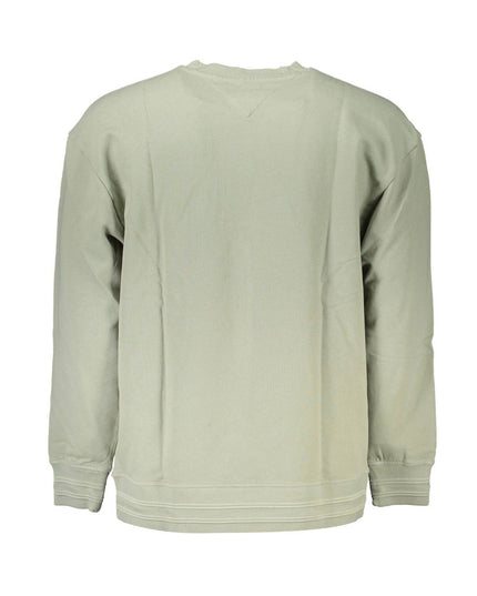 Tommy Hilfiger Green Cotton Men Sweater