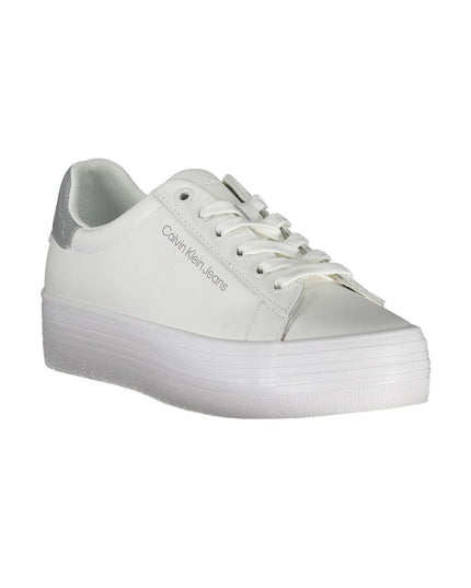 Calvin Klein Bianco Leather Women Sneaker
