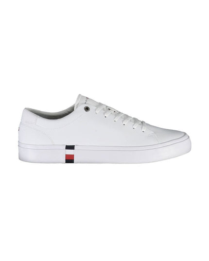 Tommy Hilfiger White Polyester Sneaker