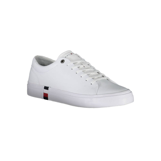 Tommy Hilfiger White Polyester Sneaker