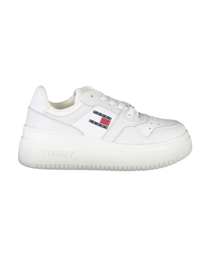 Tommy Hilfiger White Polyester Sneaker