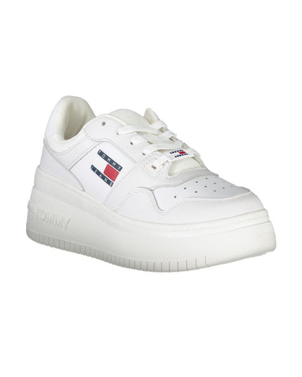 Tommy Hilfiger White Polyester Sneaker