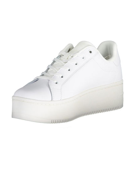 Tommy Hilfiger White Polyester Sneaker